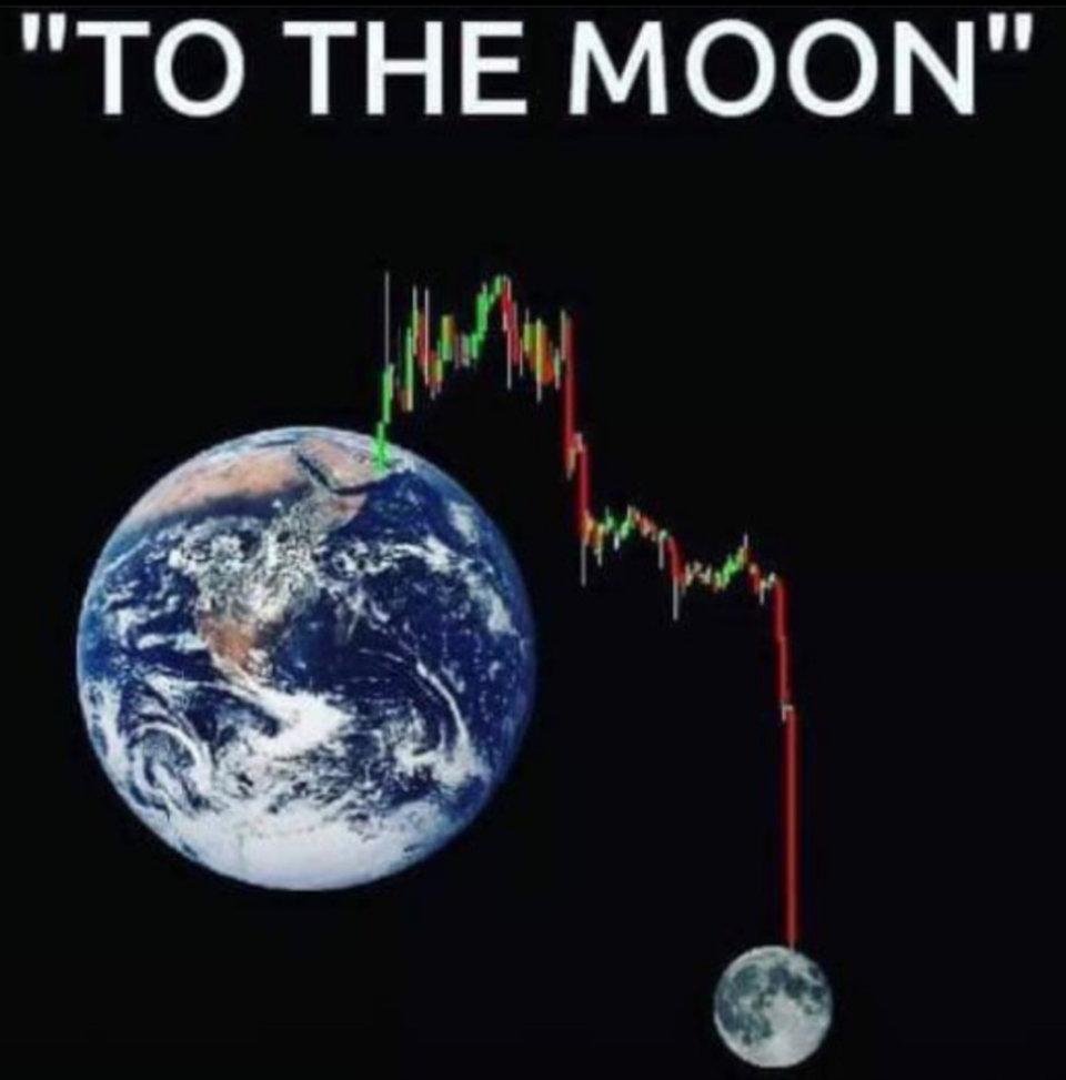 To the moon meme